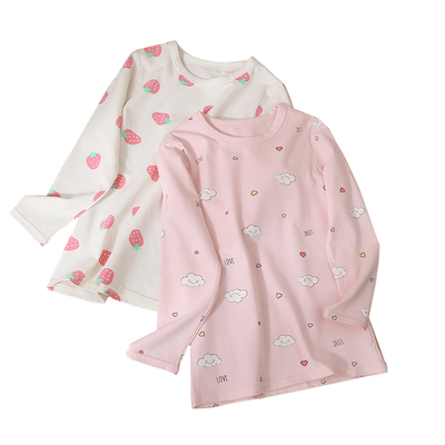 少女学生全棉棉大红色保暖内衣