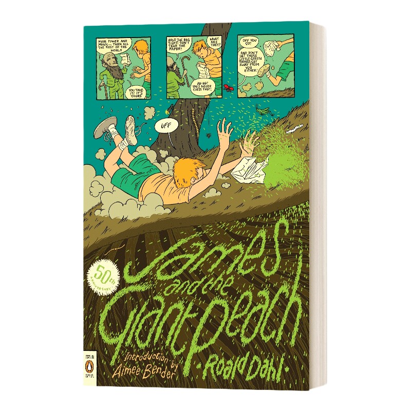 英文原版 James and the Giant Peach 飞天巨桃历险记 英文版 进口英语原版书籍儿童图书