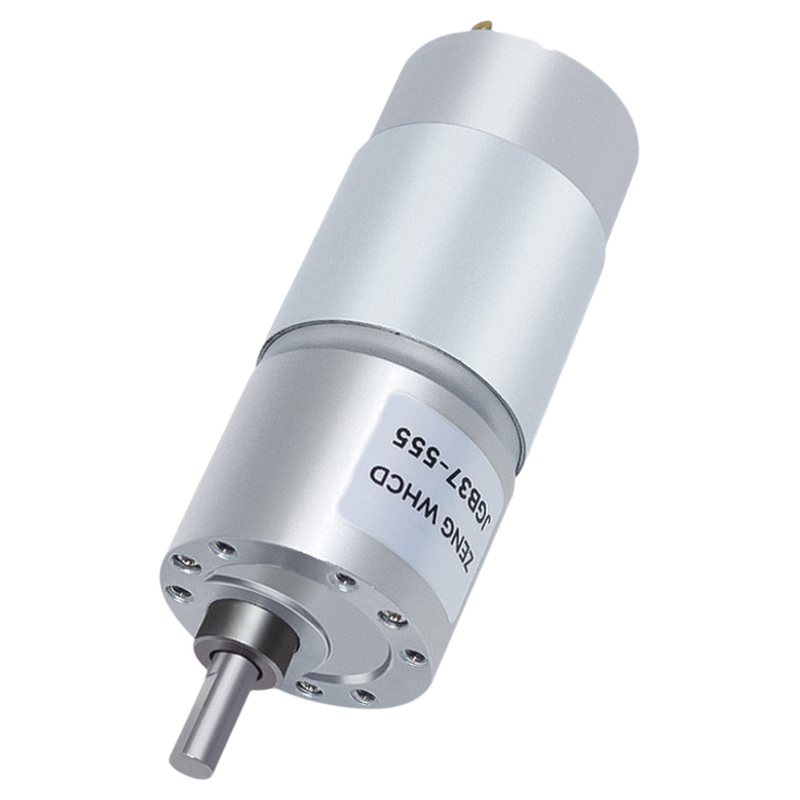 JGB37-555减速电机智能小车减速电机低速电机12V24V 微型直流齿轮