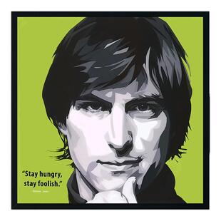 潮流波普风科学家牛顿马斯克海报挂画工作室客厅办公室风装饰画