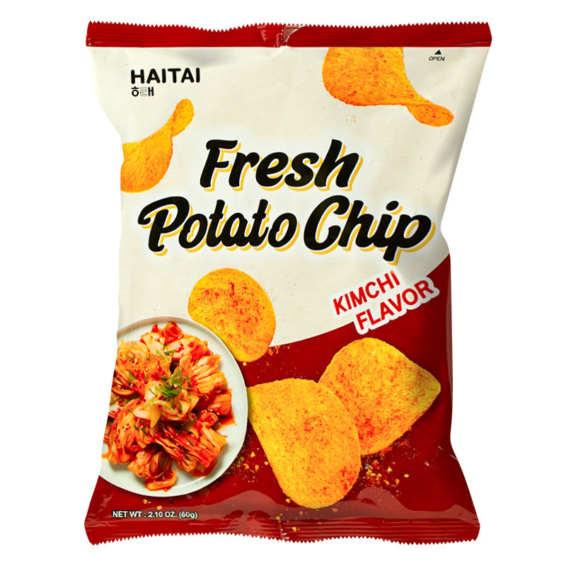 韩国进口HAITAI海太泡菜麻辣味薯片土豆片解馋追剧办公室膨化零食