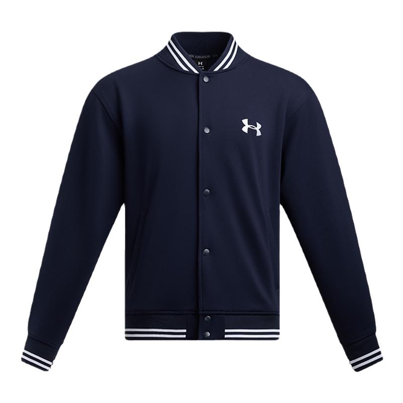 安德玛官方奥莱UA KNIT BOMBER男子女子刺绣跑步训练休闲运动外套