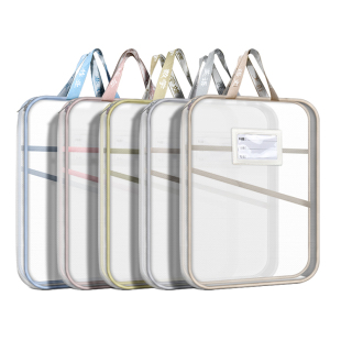 2026年新款L型科目袋小学生中学生专用分科目试题课本收纳袋加厚大开口语文数学英语综合作业全科目大容量