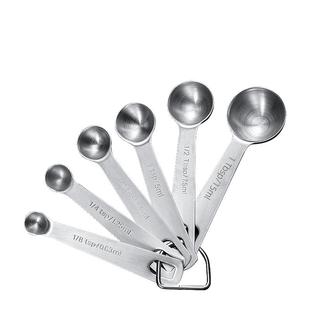 304不锈钢量勺克数勺套装奶粉勺厨房家用烘培称克度刻度计量量匙