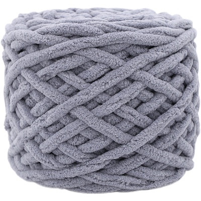 柔软冰条粗毛线手工diy编织围巾