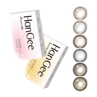 HanGee韩姬儿美瞳蓝色半年抛泪眼芭比蓝14.5大直径正品官方旗舰店