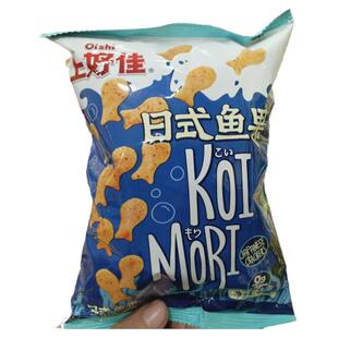 零食优选很忙上好佳日式鱼果非油炸休闲膨化食品网红解馋小吃40克