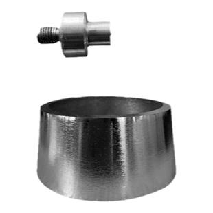 维卡仪配件铜质初凝针终凝针连接试针杆圆模试锥浆杯直边刀玻璃片