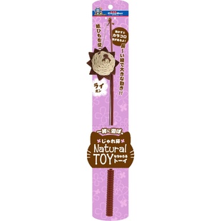 日本DoggyMan多格漫自然风逗猫棒 发声逗猫杆天然猫玩具多款可选
