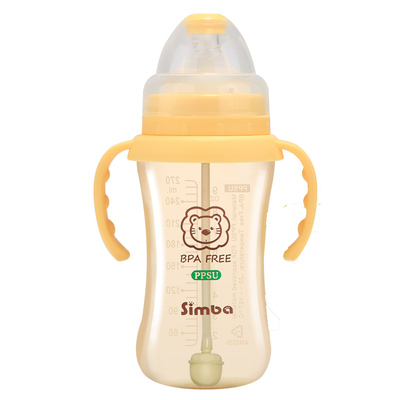 耐摔奶瓶小狮王辛巴ppsu宽口径