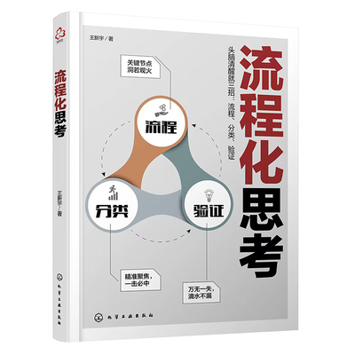 正版 流程化思考 王新宇 强大思维力头脑清醒三招流程分类验证 复杂的事情一想就透 职场进阶企业管理思维训练培训教程教材图书籍