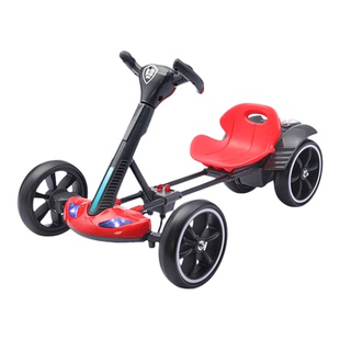 卡丁车儿童可坐大人6到12岁电动车小孩四轮汽车遥控玩具车可折叠