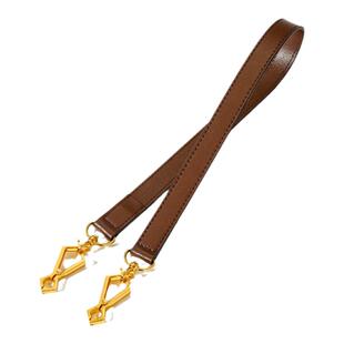 燕飞雪1955马鞍包牛皮腋下单肩带包包改造配件棕色法棍包斜挎包带