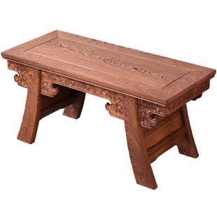 鸡翅木长条凳红木茶桌长凳子家用中式实木长板凳原木小方凳换鞋凳