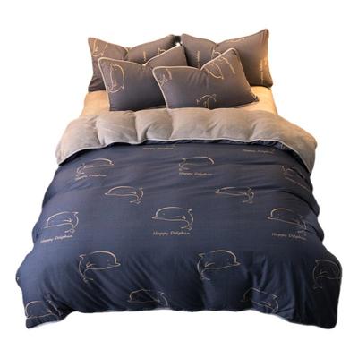 ab面被套单面绒四季通用2025新款