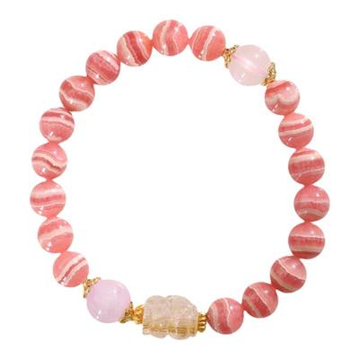 海誓山盟相爱一生红纹石手链