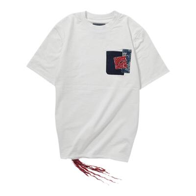 xVESSE拼接T恤情侣百搭