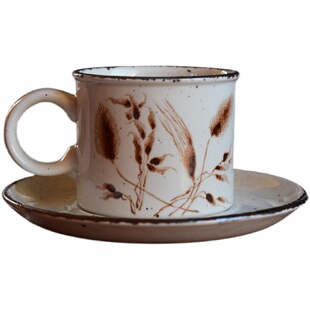 欧洲中古｜70s英国Wedgewood陶瓷复古咖啡马克杯盘 栖朔物仓