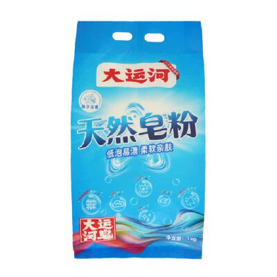 大运河天然皂粉1kg低泡易漂栀子花香