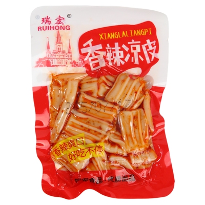 5斤香辣脆粉皮独立包装零食辣条
