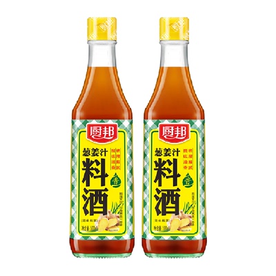 厨邦葱姜汁料酒500ml×2瓶