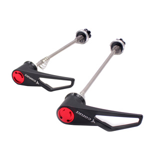 CORKI公路山地自行车折叠快拆杆轻量钛合金快拆 花鼓旋转锁紧钛杆