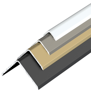 铝合金等边收边条瓷砖包边条金属阳角封边装饰线条地板直角收口条