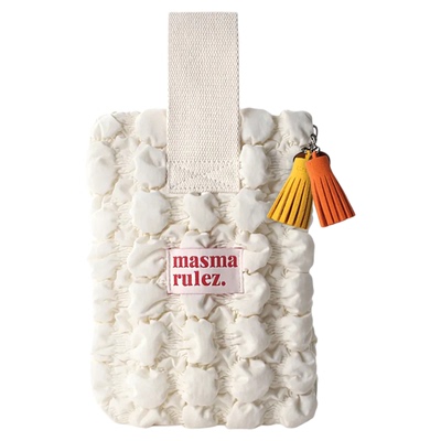 MASMARULEZ官方正品现货 帆布手腕包 strap pouch_Quilting Ivory