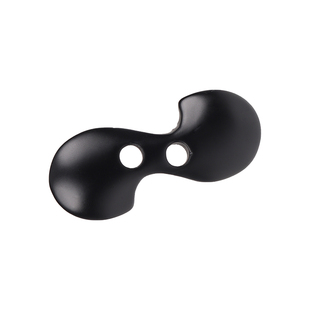 维达 雅黑菱扣 高档轻奢异性不规则双孔毛呢大衣装饰扣立体纽扣