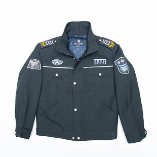 上海新式保安工作服套装男物业地铁安检员上保保安制服长袖春秋装