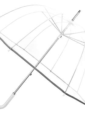 英国女王凯特鸟笼透明雨伞totes绯闻女孩Blair同款蘑菇深拱形泡泡