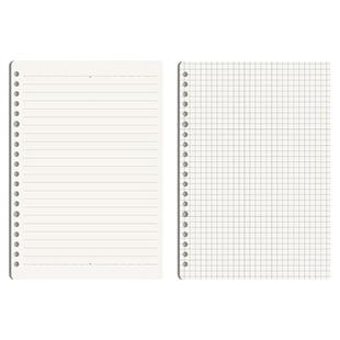 晨光B5活页芯A5活页纸A4合页纸笔记本替换纸本子可拆卸加厚替换芯横线网格方格英语活页替芯内芯活页本内页