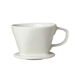带把陶瓷咖啡过滤杯滴滤式咖啡杯 手冲滴漏杯 3孔扇形滤杯101/102