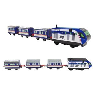 筑梦岛火车韶山8型东风跨越11G内燃机车玩具电动益智儿童火车模型