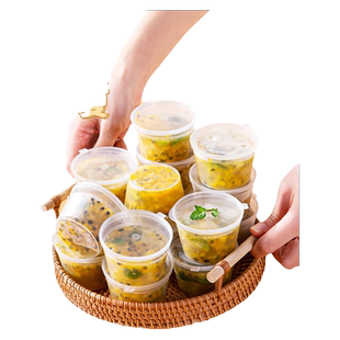 双枪百香果分装神器蘸料盒冻柠檬冷冻盒酱料一次性小盒调料盒外卖