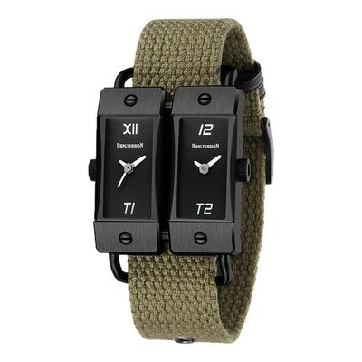 【新年礼物】IB BENLYDESIGN手表男小众双显夜光防水复古送男友