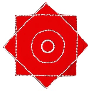 迎春手绢花舞蹈专用大红麻纱东北秧歌二人转成人跳舞表演演出道具