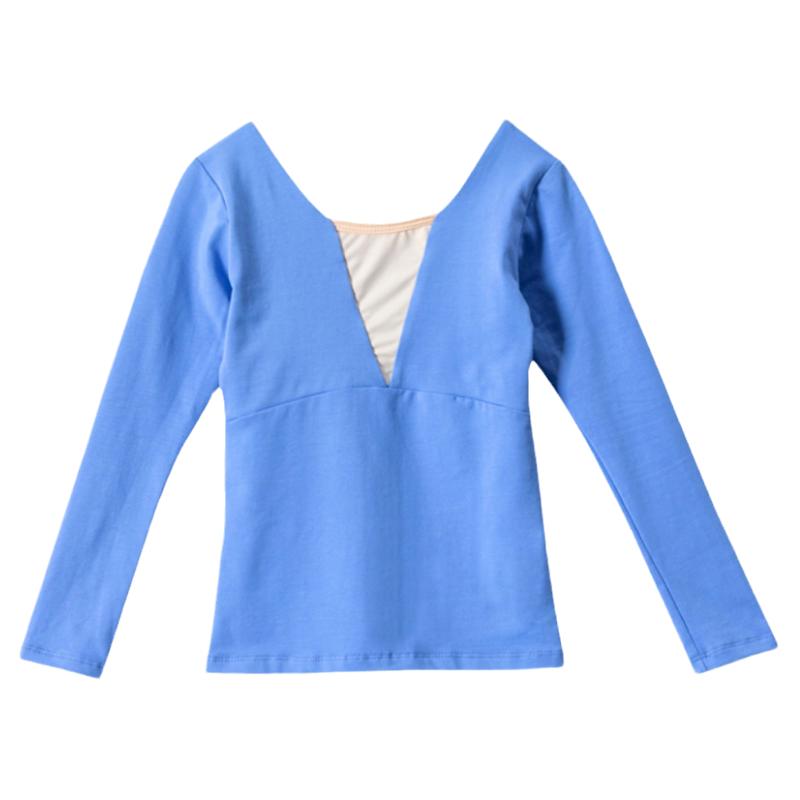 儿童舞蹈服秋季考级长袖演出服女童形体训练服装女舞蹈练功服套装