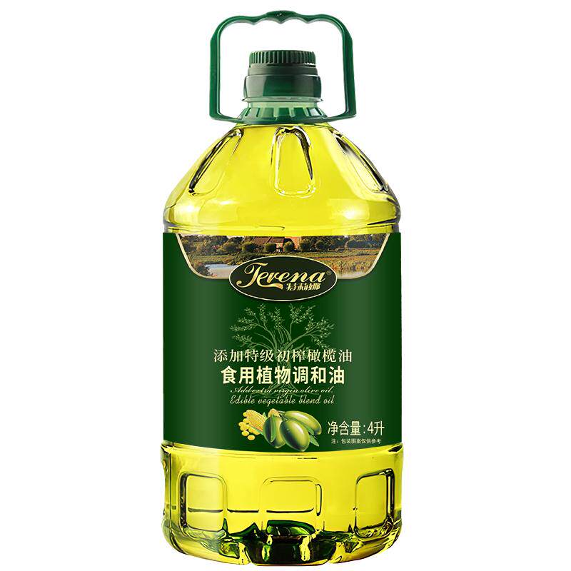 添加特级初榨橄榄油压榨植物油调和油炒菜桶装食用油商用家用批发