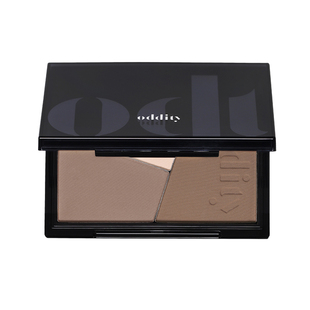 ODDITY不显脏三色修容盘一体盘灰棕鼻影哑光高光提亮新手初学阴影