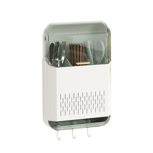 家用防尘筷子筒壁挂式筷篓厨房筷笼筷子置物架高档新款勺子收纳盒