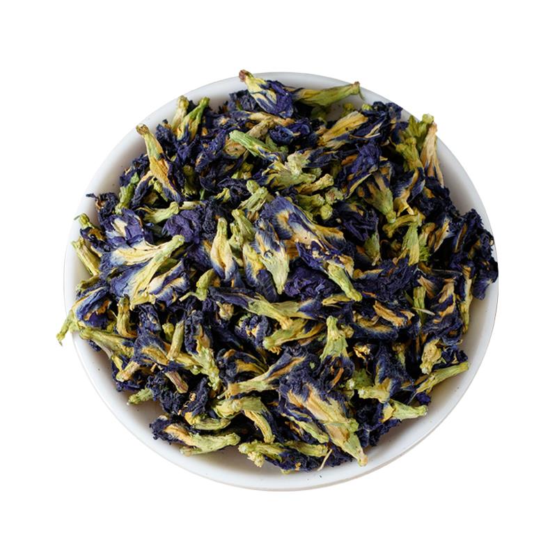 正品蓝蝴蝶花茶500g干蝶豆花代用/花草茶