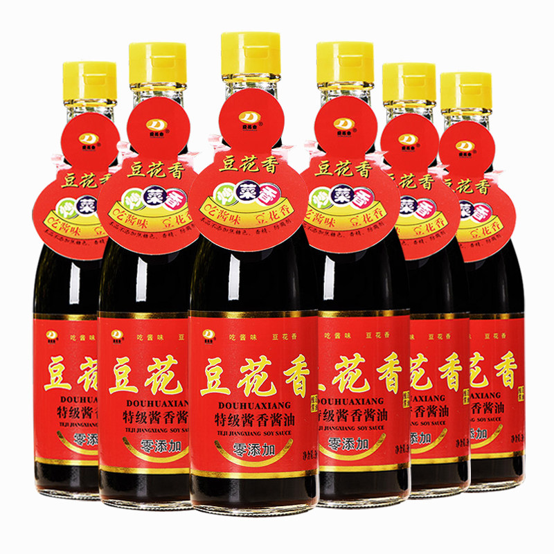 豆花香特级酱香酱油生抽零添加