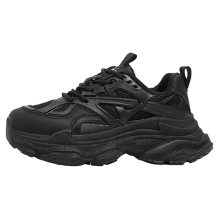 Forever21漫游者|厚底增高黑色老爹鞋女巨好看轻便百搭休闲运动鞋