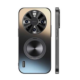 【磁吸支架】适用华为mate60pro手机壳mate80新款70/50旋转支点mate40pro防摔mate40/50E高级感epro散热套