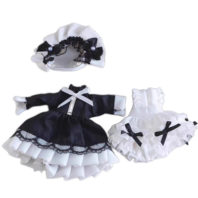 ob11娃衣蕾丝女仆装妖精体