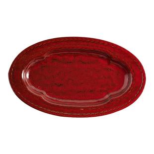 云雾日式高级感陶瓷鱼盘2025新款椭圆大号装鱼盘子家用菜盘