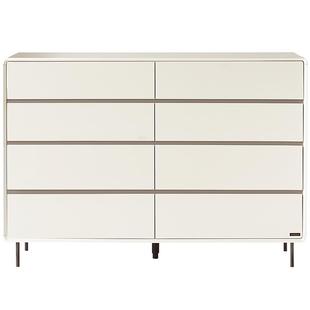 全友家居现代简约卧室八斗柜客厅靠墙抽屉柜储物六斗柜收纳餐边柜