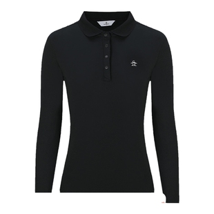 MUNSINGWEAR万星威女士春夏高尔夫柔软亲肤长袖Polo