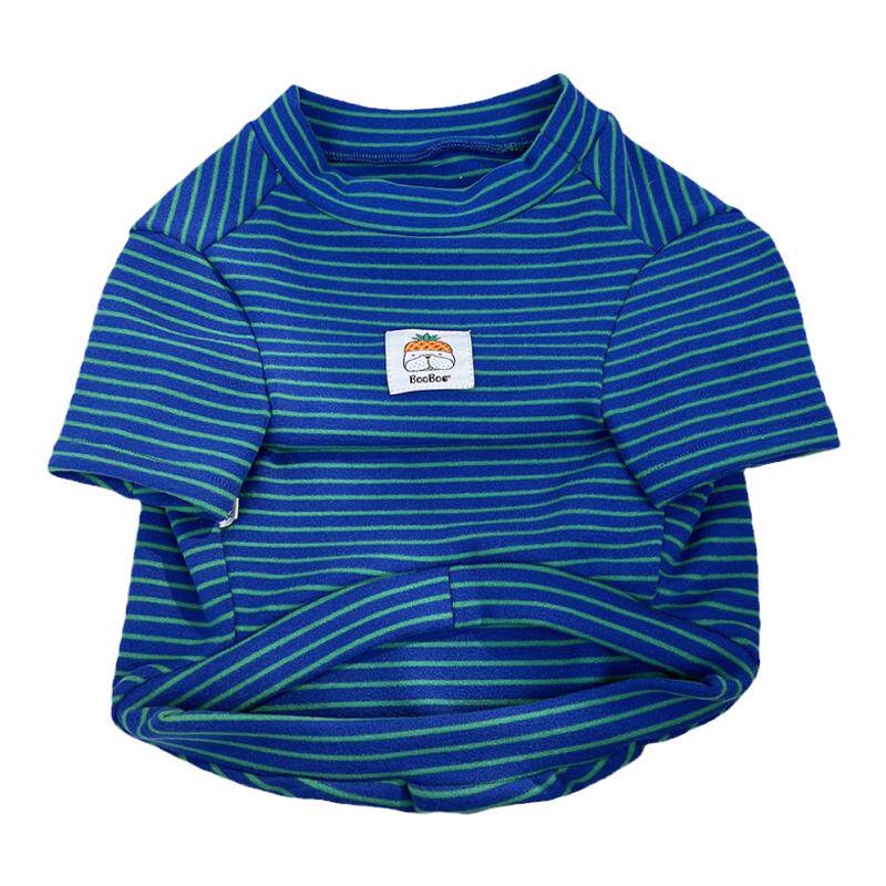 法斗衣服巴哥打底衫胖狗衣服条纹内搭舒适保暖衣服宠物狗秋冬衣服